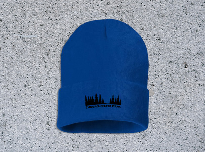 Custom imprinted Beanies for Anchorage, AK with a local business logo