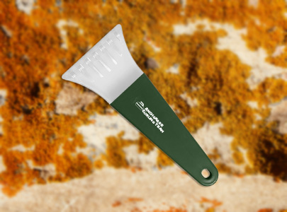 Custom imprinted Ice Scraper for Anchorage, AK with a local business logo