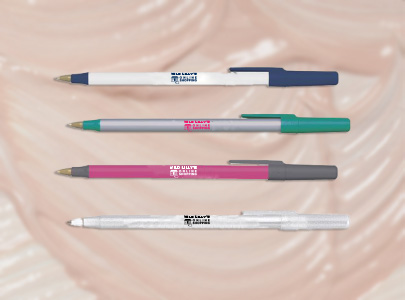 Custom imprinted Stick Pen for Anchorage, AK with a local business logo